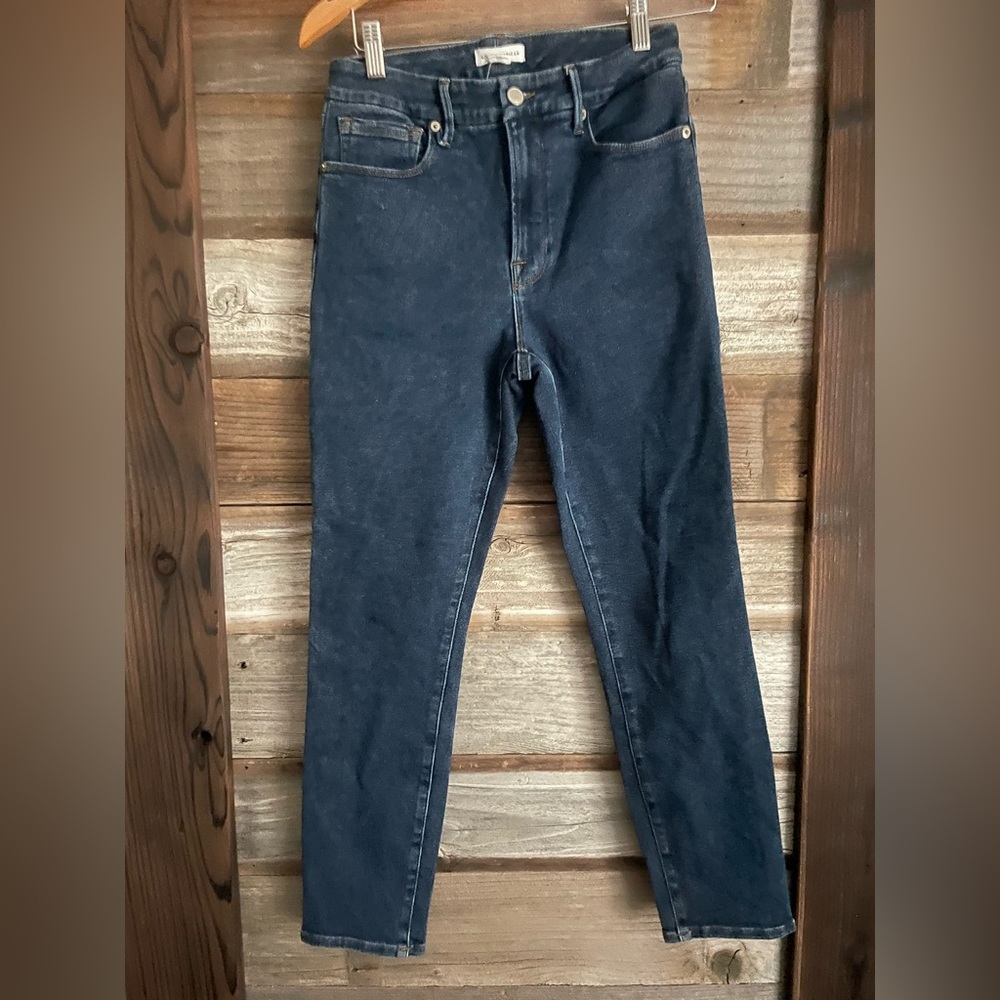 Good American high-rise skinny jeans